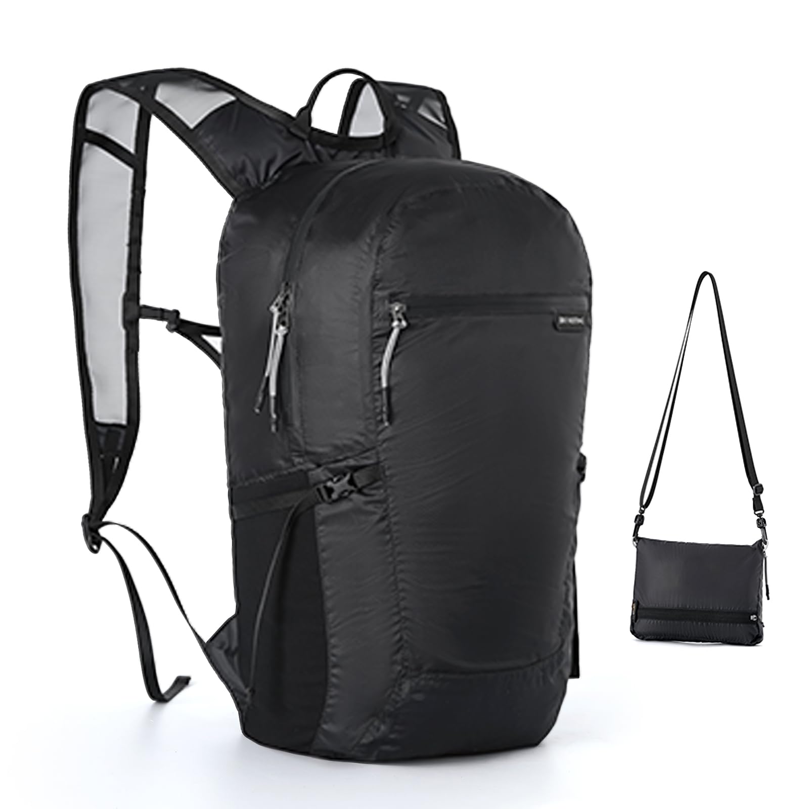 

[Bee Nesting] Foldable Backpack, Lightweight, Waterproof, YKK Waterproof Zipper, Compact, For Outdoor Activities, Mountain Climbing, Travel, Cycling,