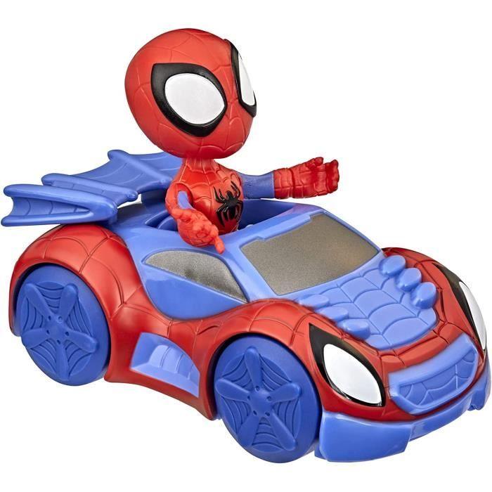 Figurine et véhicule - Marvel - Spiderman - Spidey - Web-Crawler - Rouge