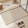 Diatomaceous Earth Floor Mat Home Bathroom Mat Door Entrance Dirt Resistant Absorbent Bath Rug