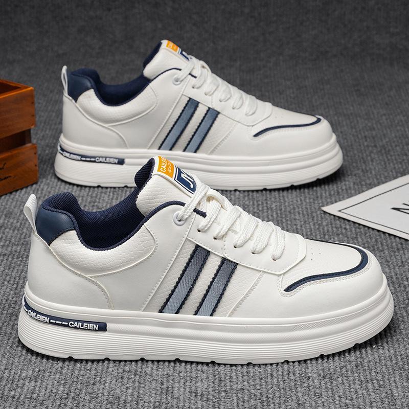 Autumn men's shoes new breathable little white shoes men's trend versatile lightweight wear-resistant sports shoes casual board shoes trendy shoes