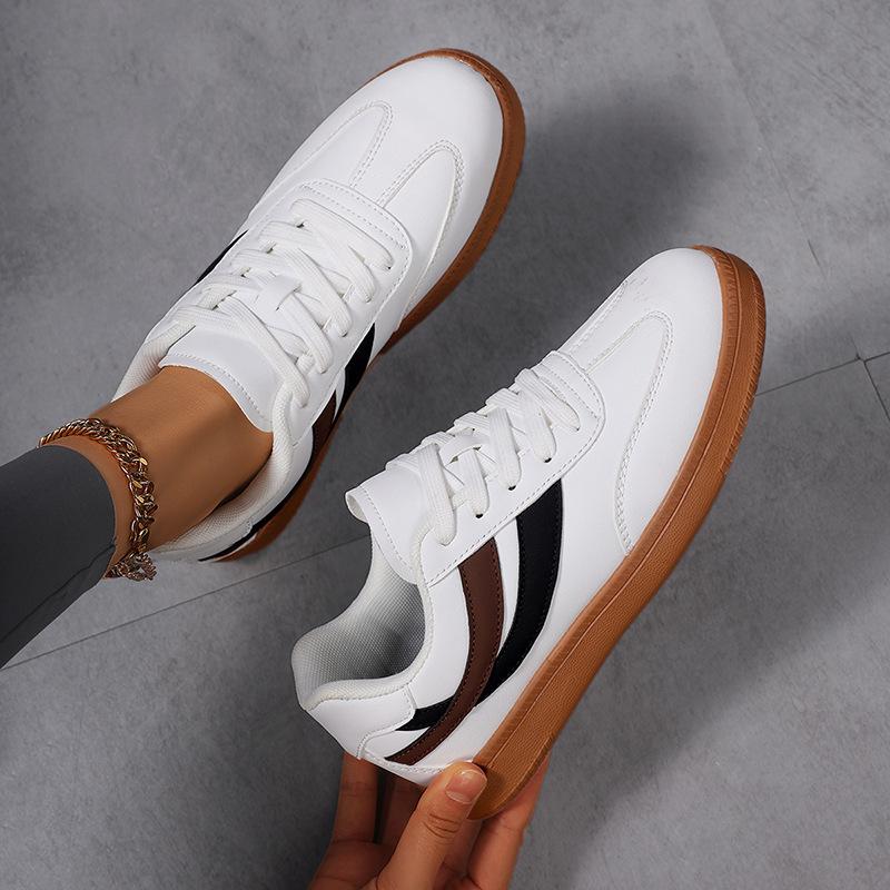 

Leather Women Sneakers Breathable Women Casual Shoes Arrival Wedges Women Vulcanized Shoes Non-Slip Board Shoes 42 чорний
