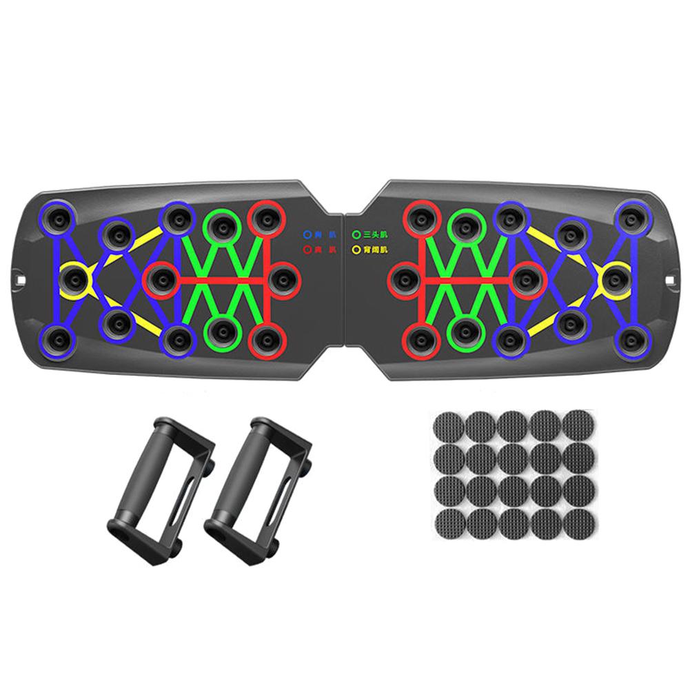 

Складная доска для отжиманий 22/30 режимов для домашнего отжимания портативное оборудование для тренировки мышц живота и бицепсов плеча