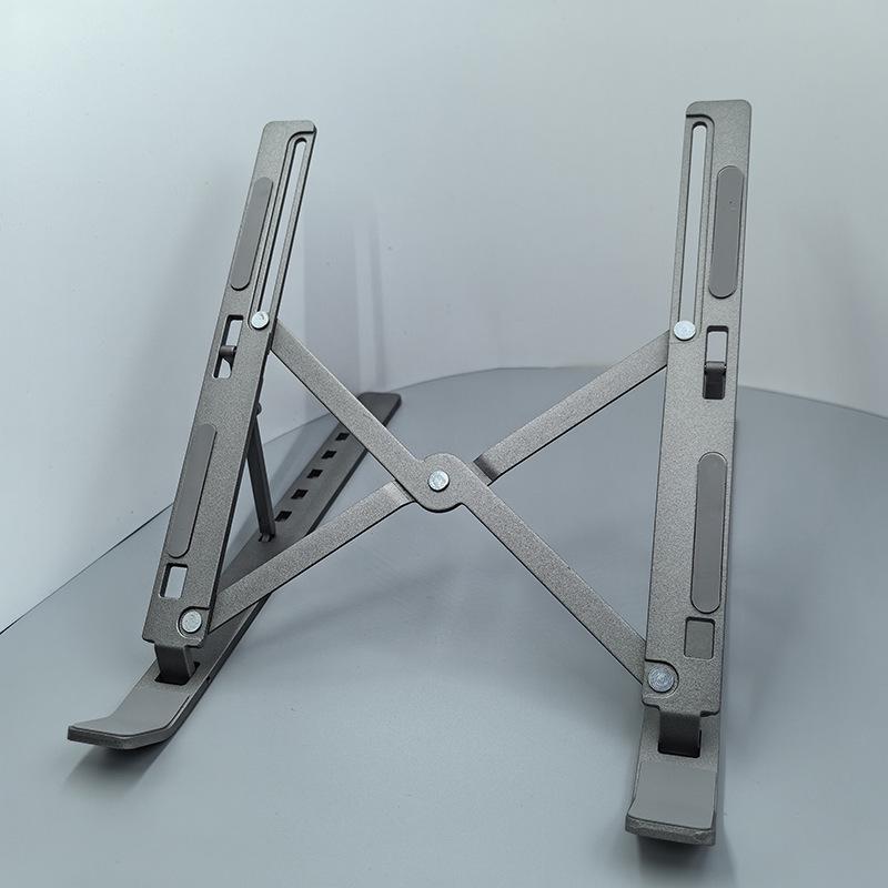 Universal Foldable Laptop and Tablet Stand with Adjustable Height and Heat Dissipation