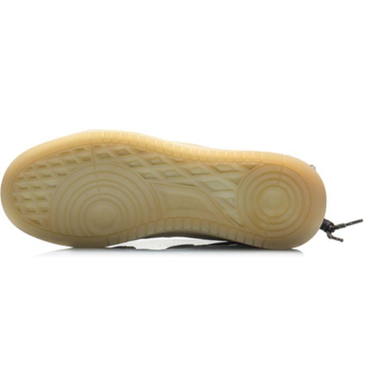 Li-Ning Counterflow Hunter Non-Slip Lightweight Mid-Top Skate Shoes Men Skate Shoes Gray AGCQ127-1