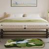 Garden Moss Hand Tufted Area Rug, Bedroom Bedside Rugs, Flocked Art Deco Carpet, Thickened Microfiber Floor Mat, Super Soft