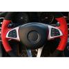 Steering Wheel For Benz A-Class W177 19-22 Cover Trim Button Frame Silver Steel