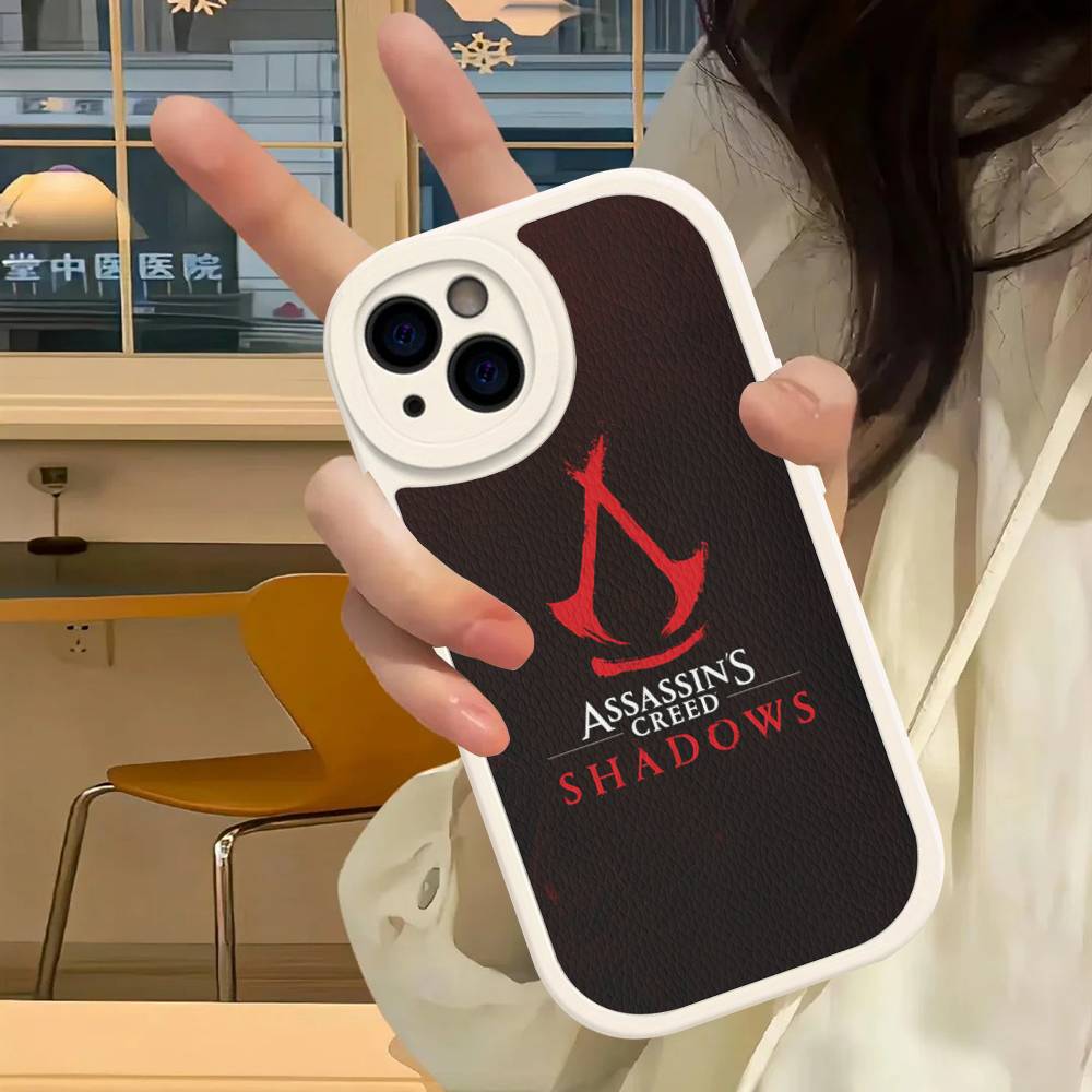 A-Assassin S -Creed Gaming Phone Case For IPhone 16 15 14 13 12 11 Pro Max Plus Leather Cover