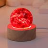 Detachable Luminous Crystal Ornaments Shiny Glaze Beads Glass Sphere Figurine  Xmas Gift