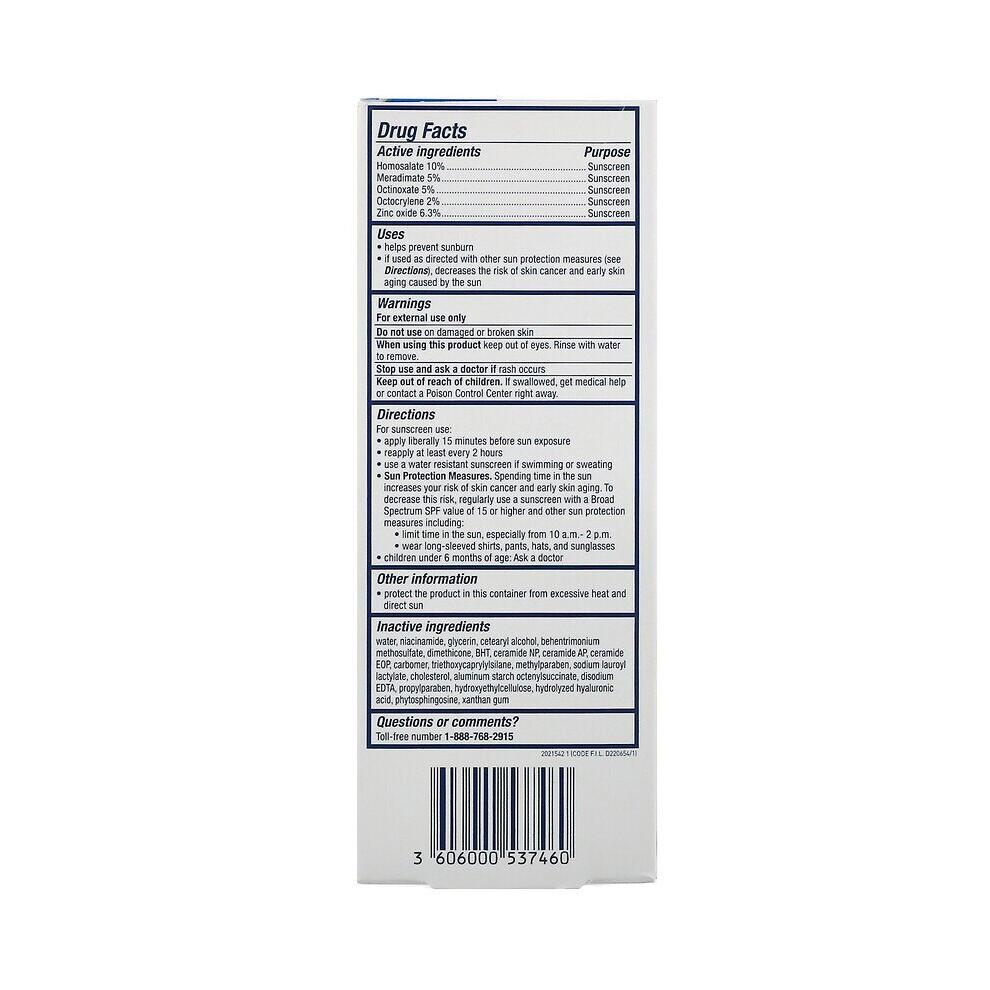 CeraVe, AM Facial Moisturizing Lotion with Sunscreen, SPF 30, 89ml