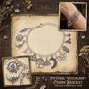 Bracciale da Strega Vintage, Gioielli con Charms Bohémien per Donna