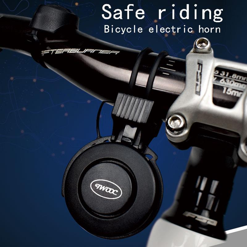 Bike Bell Charging Speaker USB Recharged Mini Bicycle Horn 4 Modes Bike Ring Bell Bicycle Accessories for Electric Scooter