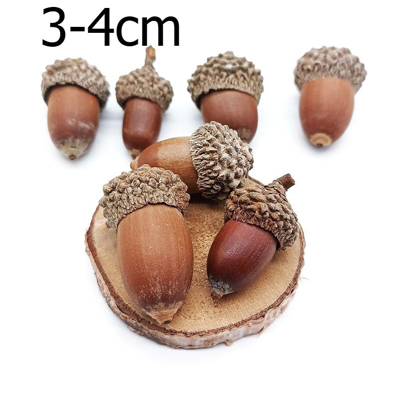 1pcs Acorn shells, handmade DIY materials, shooting props, dried flower fruit shells, acorn hats, Christmas wreath decorations, pendants, acorns