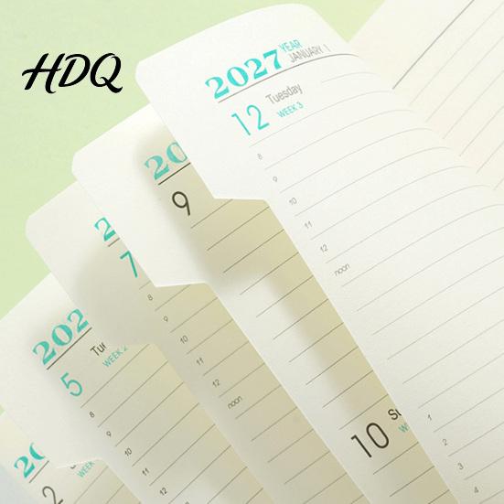 Productivity Planner for Work 2027 Monthly Agenda Eye-friendly Paper And PU Leather Portable Schedule Book Cover Time Management Notebook