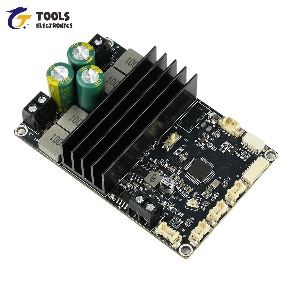 2x100W Bluetooth Amplifier Board Dual Channel High Power Audio Module with APP Tuning for Home Desktop Outdoor DIY Speakers
