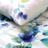 Bedding set 180x200 SATIN COTTON digital print royal blue
