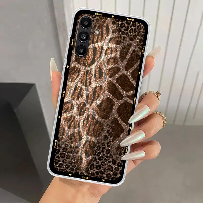 Animal Leopard Print Phone Case for Samsung Galaxy A17 A16 A37 A26 A36 A57 A56 A15 A25 A35 A55 A14 A24 A34 A54 A13 A23 A33 A53 G