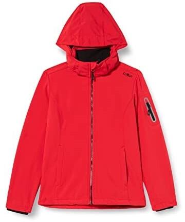 CMP Softshell Jacket Zip Hood Women (39A5006) Ferrari Black