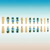 Press On Nail,Fake Nail Stick Glues On Nail False Nail Acrylic Nail Artificial False Nail for DIY Nail Art Designs