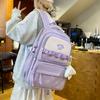 Schoolbag Cute Girl Backpack Leisure Travel Large Capacity Backpack High Value Commuting Tutoring Junior High School Student Schoolbag