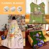 Game C-Cats S-Soup Throw Flannel Cozy Print Blanket, Portable, Durable Machine Washable Cute Cool