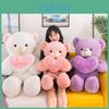 Large Teddy Bear Plush Toy With Heart Pillow For Girls Gift And Cuddle