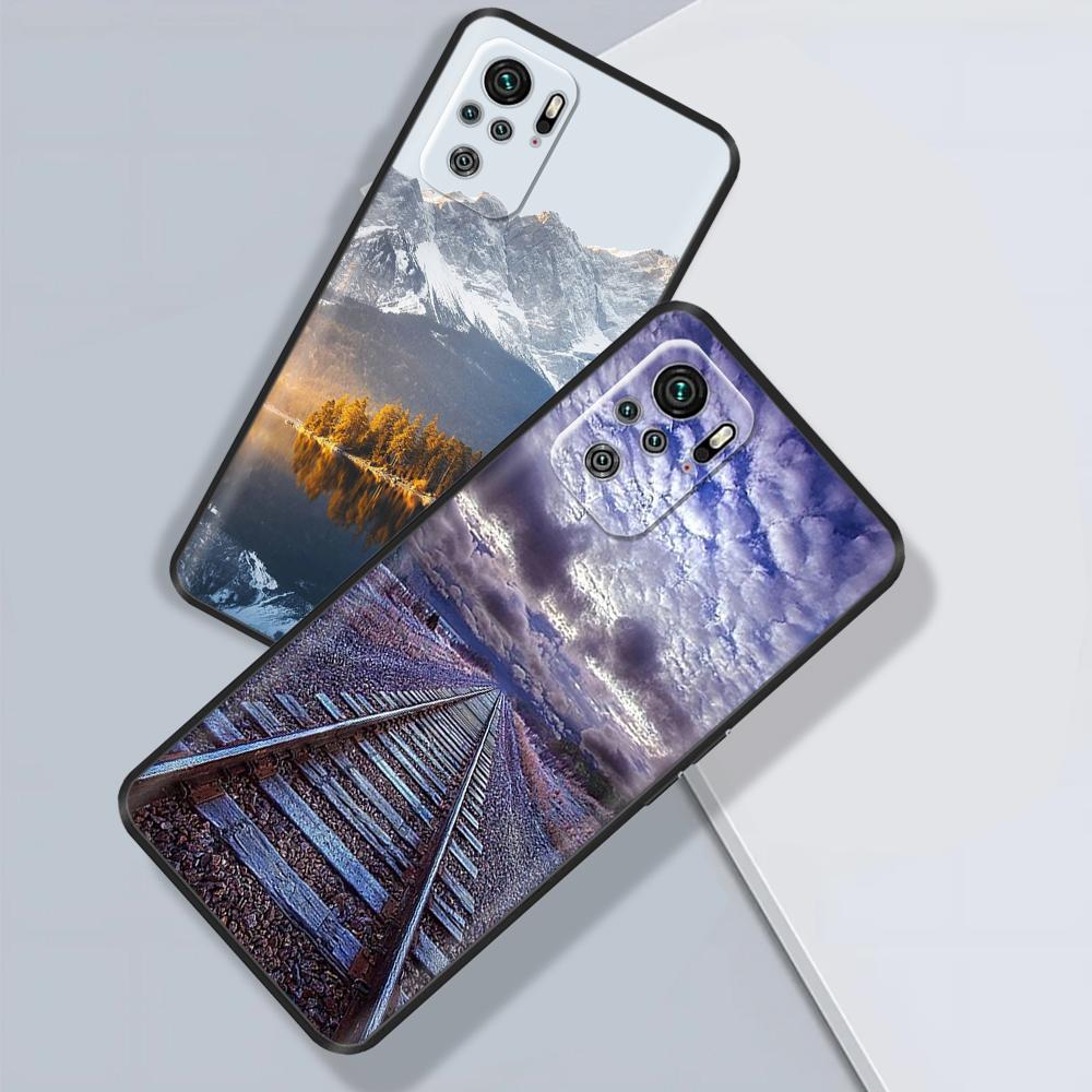 For Redmi Note 10 Case Note 10s Soft Silicone Phone Back Cover For Xiaomi Redmi Note 10 Pro Cases Note10 Cover TPU Shells Fundas