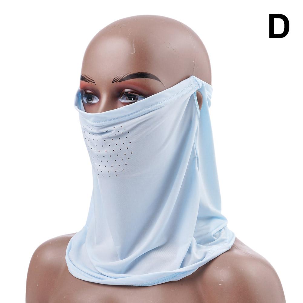 UV Protection Breathable Mask Bandana Face Masks Neck Gaiter Headwear Outdoor Sports Cycling Hiking Fishing Ice Silk Masks