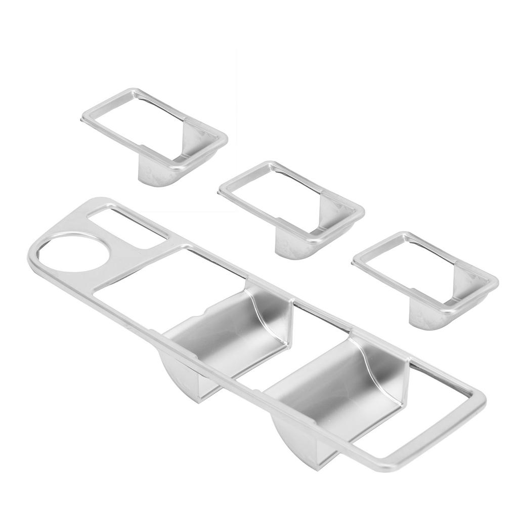 4Pcs Right Hand Drive Window Lift   Panel Decoration Cover Replacement Fit for Harrier Venza XU80 2020 2021