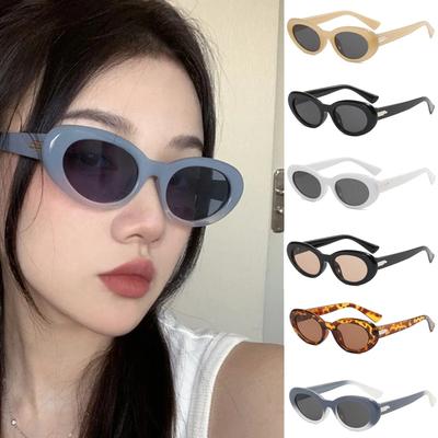 Óculos de Sol Cat Eye Para Mulheres 8 Cores Óculos Moda Óculos de Sol Homem Ciclismo ao Ar Livre Óculos Vintage Occhiali Da Sole Da Uomo