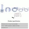 Front Left & Right Door Lock Cylinder Repair Kit Replacement Parts for BMW X3 X5