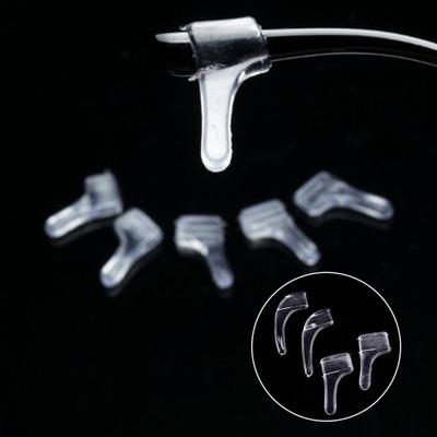 20pcs Anti-slip Silicone Ear Grip Glasses Ear Hook Eyeglasses Leg Stopper Bracket Fastener Accessories Temple Tip Eyewear Holder