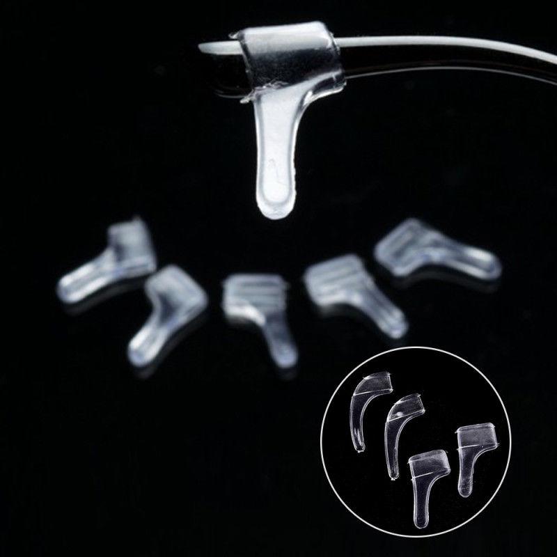 

20 шт. Противоскользящие силиконовые заушники для очков, крючки для очков, фиксаторы дужек, аксессуары, наконечники дужек, держатели для очков United States