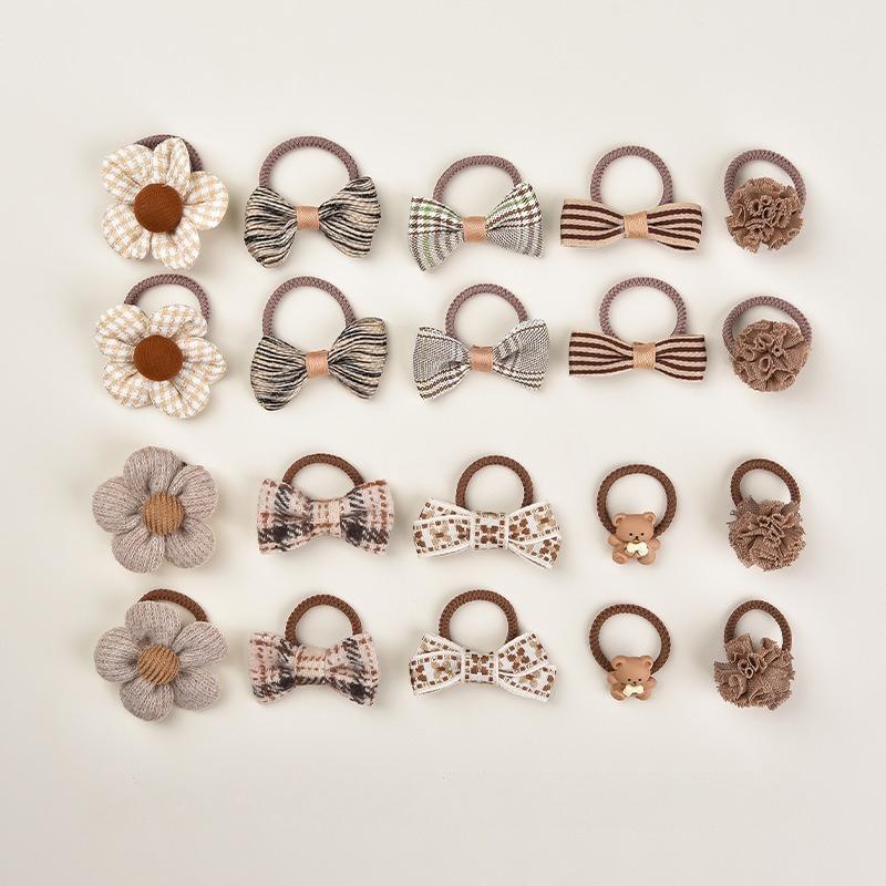 Bestseller Baby Bow Hair Ties Spring Summer New Princess Sweet Elastic Bands Cute Kids Hair Accessories Trendy Must-Have