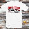 Nissan Skyline R34 Red Flag White Fuji T Shirt B1356
