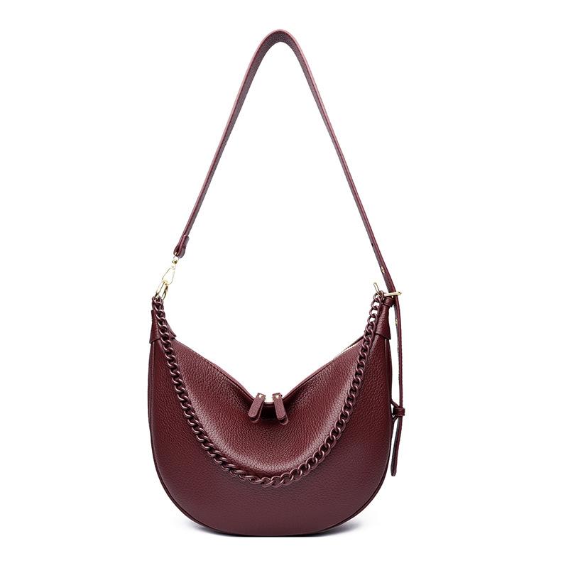 Сумка под мышку Женская сумка на плечо Сумка через плечо на цепочке красный