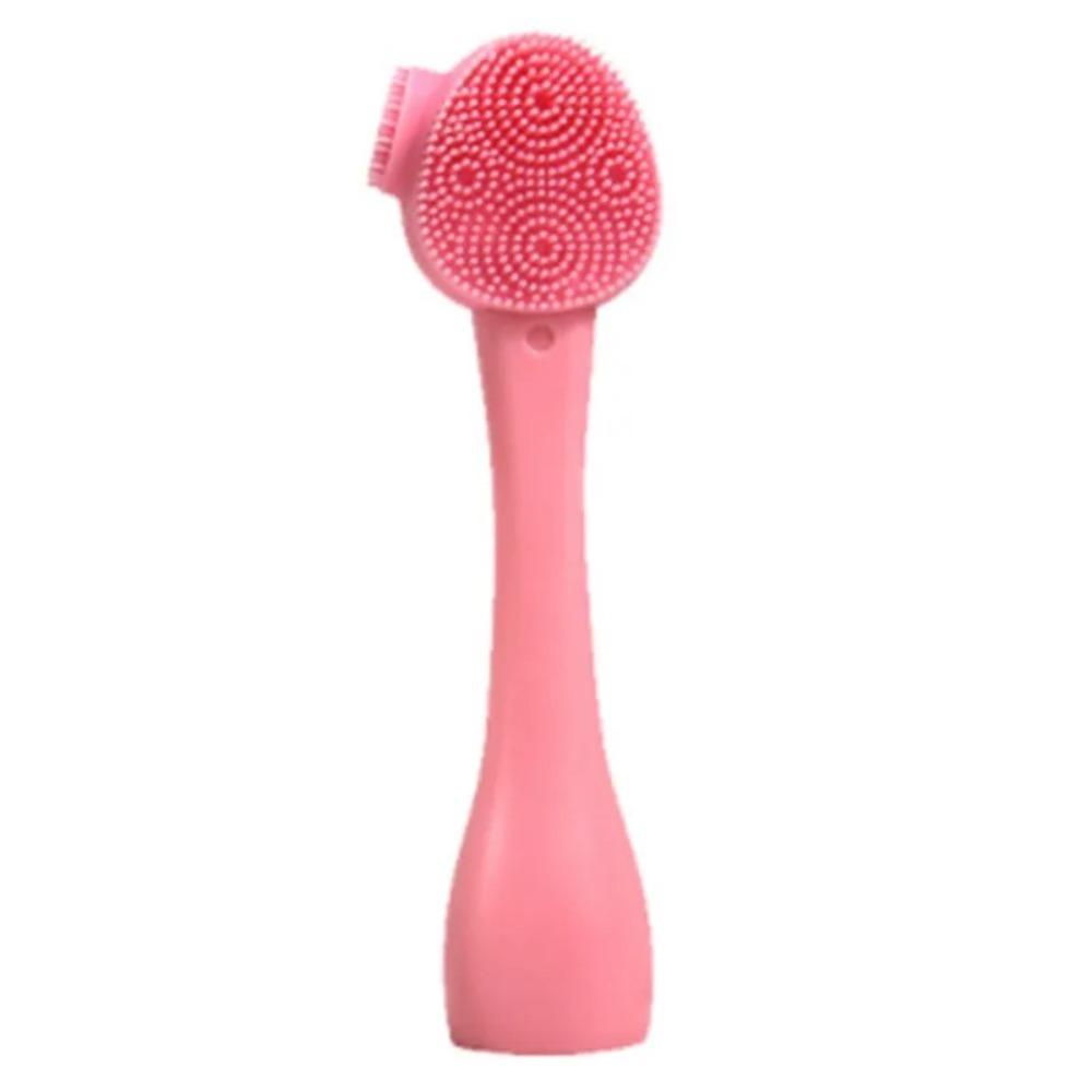 Soft Hair Silicone Facial Cleanser Brush Handheld Skin Care Tool Cleansing Brush  Deep Wash
