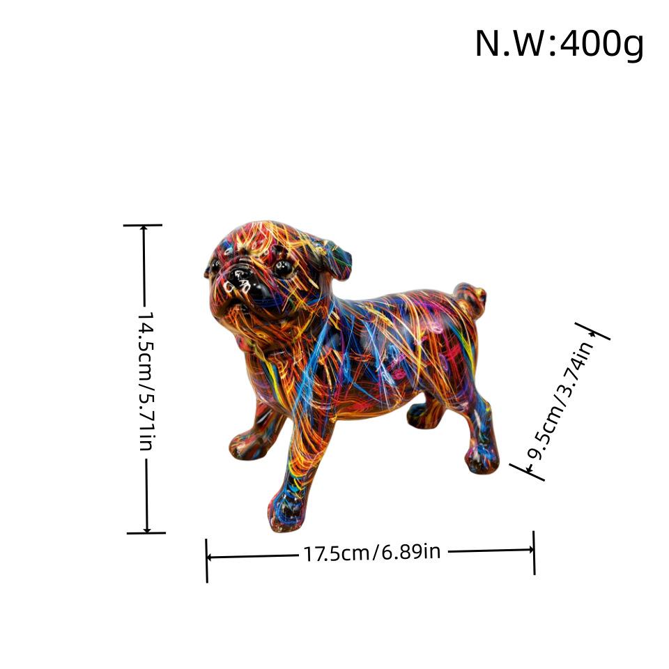 

Креативные Современные Искусства Гуляющий Пес Ремесло Украшения Домашний Вход Гостиная Офис Декорации Подарки