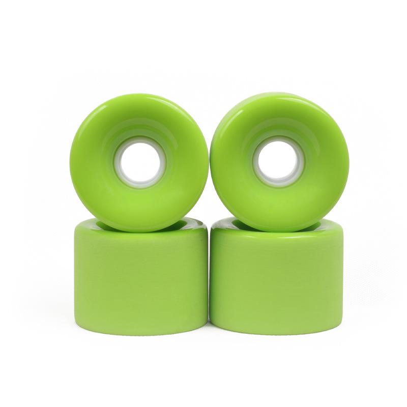 Mehrfarbige 78A High-Rebound Weiche PU-Räder für Street-Cruising - Longboard, Skateboard, Roller