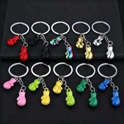 Left And Right Boxing Glove Keychain