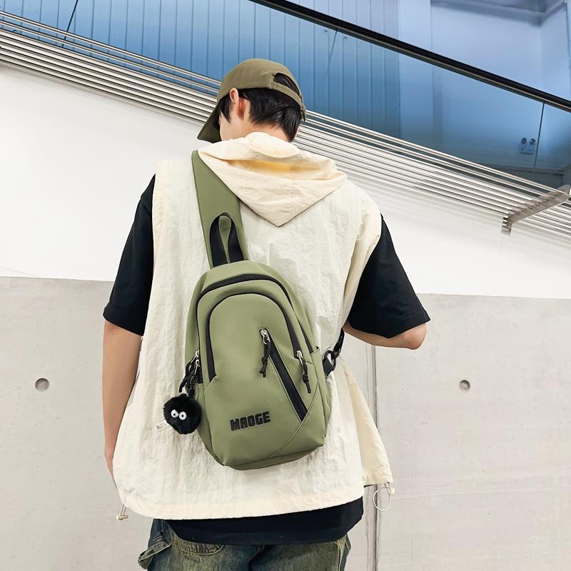 Lightweight Chest Bag Women's Crossbody Bag Men's Sports Riding Large Capacity Shoulder Bag