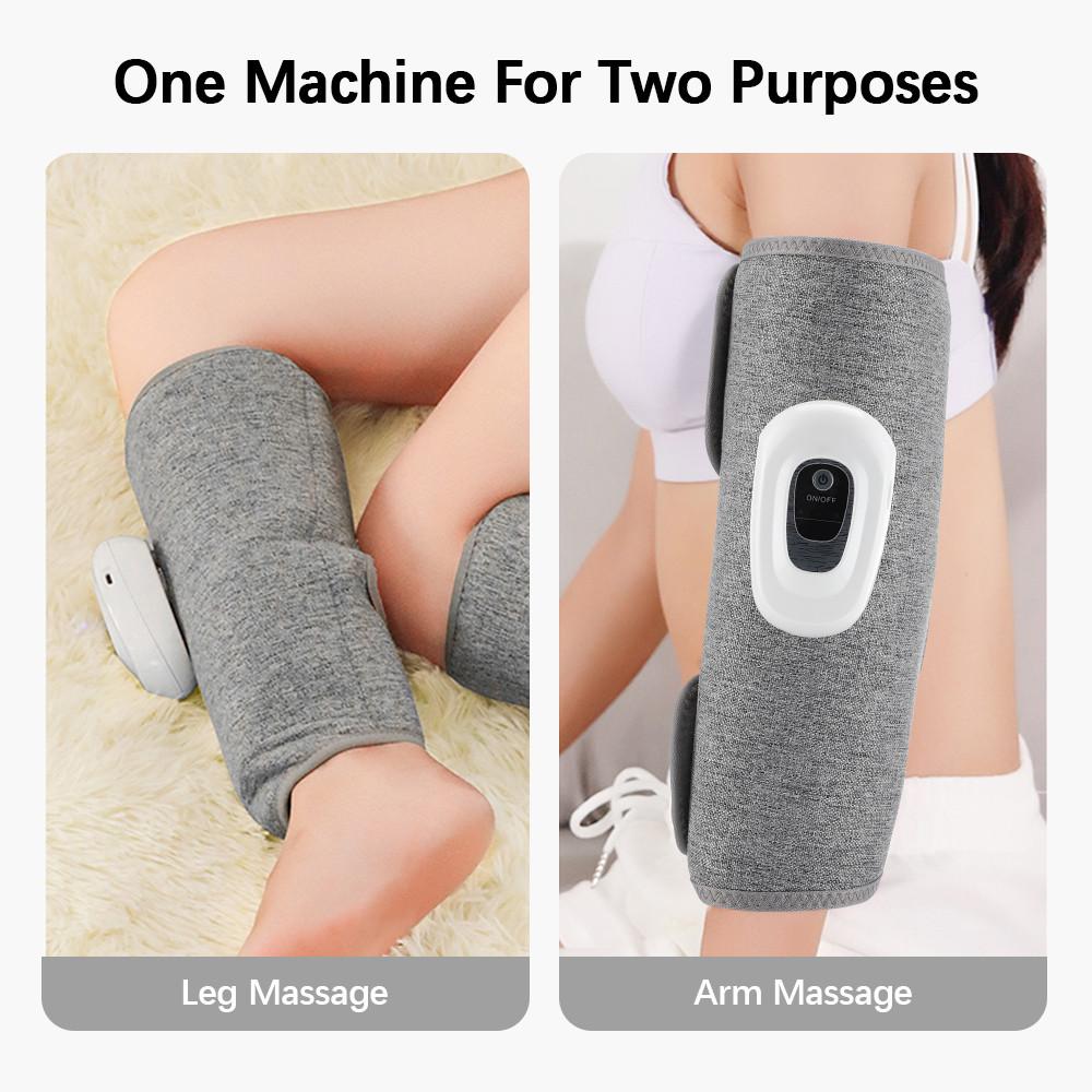 360° Full Wrapping Eletric Air Pressure Calf Massager Wireless Leg Massage Relax Calf Muscle Blood Circulation Device
