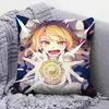 Touhou Project Marisa Kirisame  Pillow Covers Home Sofa Cushion Covers and Aecorative Custom