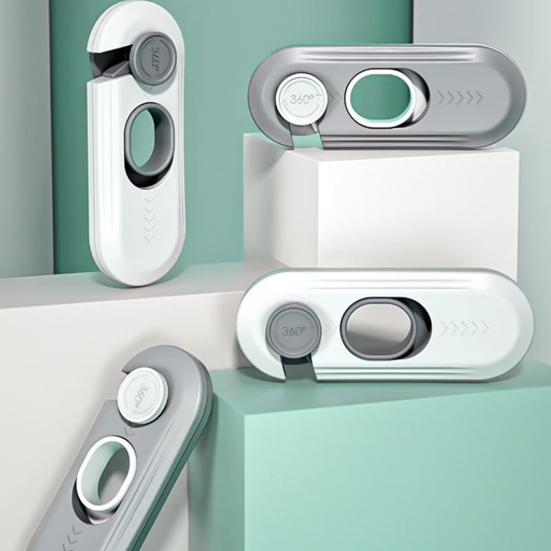 Home Refrigerator Lock Multi-Function Drawer Locks For Kids Security Protection Baby Anti-Pinch Hand Cabinet Door Buckle