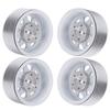 4pcs 1.9'' Aluminium Alloy Wheel Rims Hubs for 1/10 RC Crawler for   SCX10  (White )