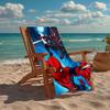 Ultra-Soft Beach Towel with Spider-Man Theme,Ideal for Pool - Camping, Diving - Perfect Travel Essential, Vibrant Beach Towel.