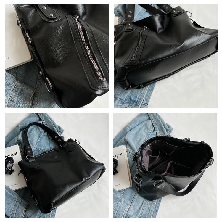 Geantă de mână minimalistă pentru femei cu capacitate mare, geantă de umăr la modă, geantă tote simplă și casual, potrivită pentru utilizarea zilnică și cumpărături