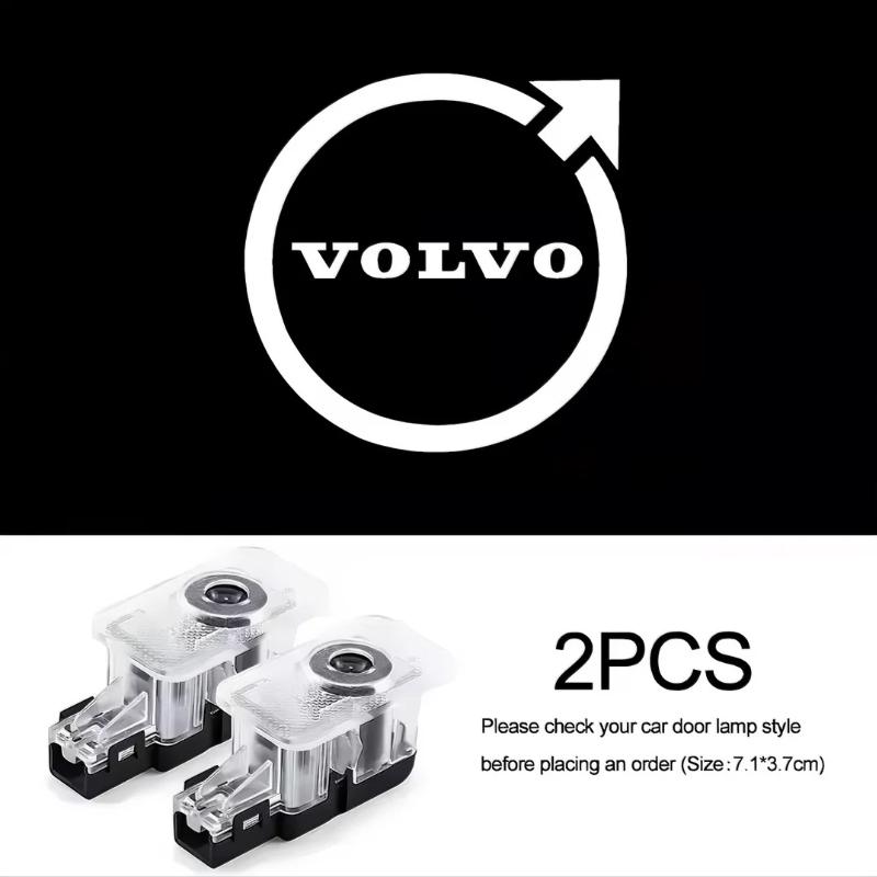 For Volvo Door Welcome Light LED Logo Projector Light Suitable For Volvo Rdesign Polestar AWD V50 S60 XC60 S40 XC40 XC90 V60 S8