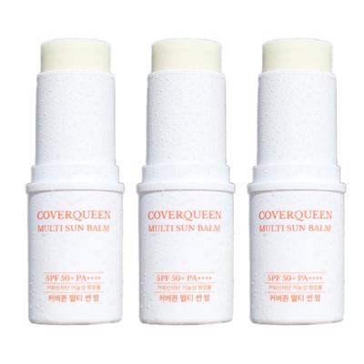 Cover Queen Sun Stick Stick Sun Cream (SPF50+ PA++++), 3 Pieces, 15g