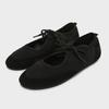 Fashion Fashion Black Lace Up Brand Ballet Flats Women High Quality Satin Mary Jane Shoes Comfortable Round Toe Shallow Casual Shoes