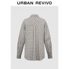 UR2025 Women's Retro Plaid Lapel Shirt